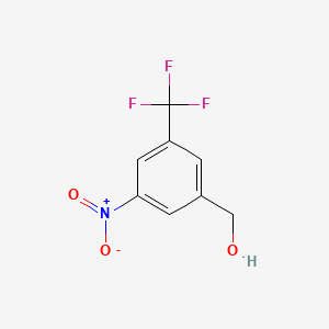 Chemical structure of (3-Nitro-5-trifluoromethyl-phenyl)-methanol