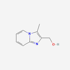 Chemical structure of (3-Methylimidazo[1,2-a]pyridin-2-yl)methanol