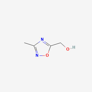 Chemical structure of (3-Methyl-1,2,4-oxadiazol-5-yl)methanol