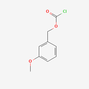 Chemical structure of (3-Methoxyphenyl)methyl chloroformate