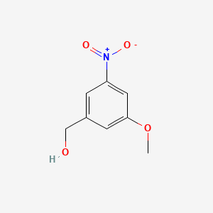 Chemical structure of (3-methoxy-5-nitrophenyl)methanol