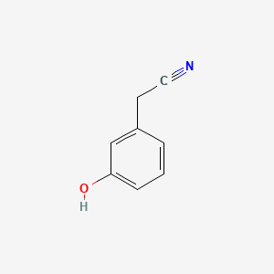 Chemical structure of (3-Hydroxyphenyl)acetonitrile