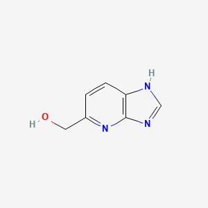 Chemical structure of (3H-Imidazo[4,5-b]pyridin-5-yl)methanol