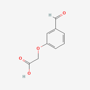Chemical structure of (3-formylphenoxy)acetic acid