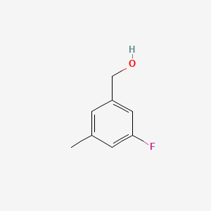 Chemical structure of 3-Fluoro-5-methylbenzyl alcohol