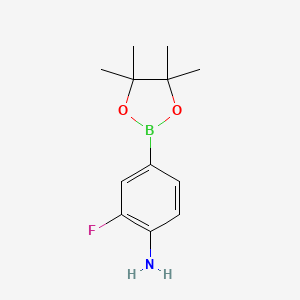 Chemical structure of (3-Fluoro-5-(4-methylpiperidin-1-yl)phenyl)boronic acid