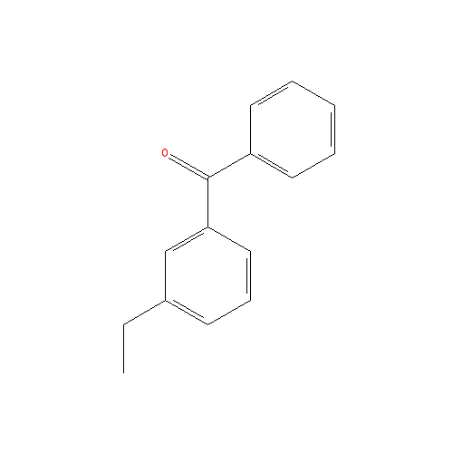 Chemical structure of 3-Ethylbenzophenone
