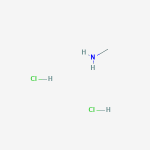 Chemical structure of (3-Ethylimidazole-4-yl) methylamine dihydrochloride