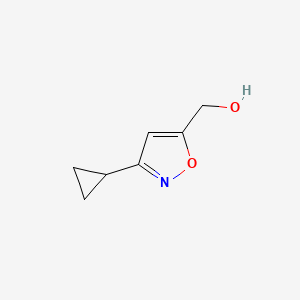 Chemical structure of (3-Cyclopropylisoxazol-5-yl)methanol
