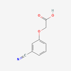 Chemical structure of (3-Cyanophenoxy)acetic Acid