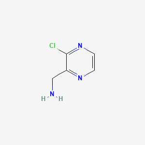 Chemical structure of (3-Chloropyrazin-2-yl)methanamine