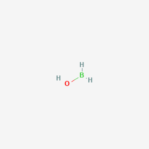 Chemical structure of (3-Chlorophenyl)(4-cyanophenyl)borinic acid