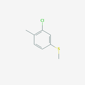 Chemical structure of (3-Chloro-4-methylphenyl)(methyl)sulfane