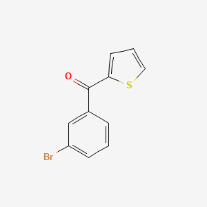 Chemical structure of (3-Bromophenyl)(2-thienyl)methanone