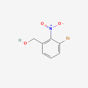 Chemical structure of (3-Bromo-2-nitrophenyl)methanol