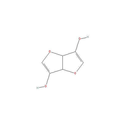 Chemical structure of 3a,6a-Dihydrofuro[3,2-b]furan-3,6-diol