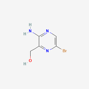 Chemical structure of (3-Amino-6-bromopyrazin-2-yl)methanol