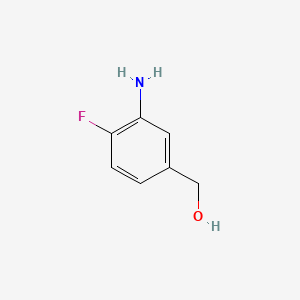 Chemical structure of (3-Amino-4-fluorophenyl)methanol