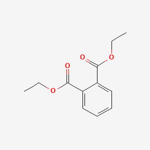 Chemical structure of (3,6-Dioxocyclohexa-1,4-dien-1-yl)methyl 3-methylbutanoate