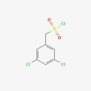 Chemical structure of (3,5-Dichlorophenyl)methanesulfonyl chloride