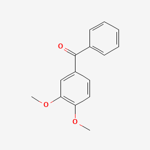 Chemical structure of 3,4-Dimethoxybenzophenone