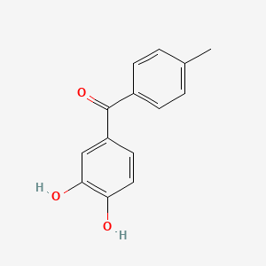 Chemical structure of Desnitrotolcapone