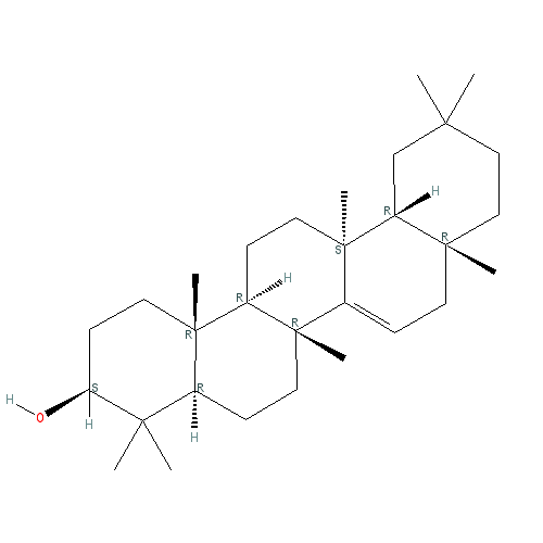 Chemical structure of (3,4-Dihydroxy-5-methoxybenzoyl)taraxerol