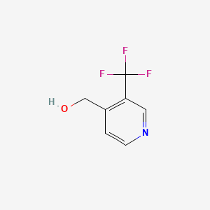 Chemical structure of (3-(Trifluoromethyl)pyridin-4-yl)methanol