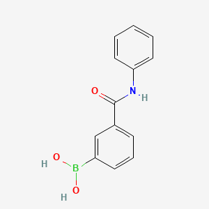 Chemical structure of 3-(Phenylcarbamoyl)benzeneboronic acid