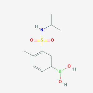 Chemical structure of (3-(N-Isopropylsulfamoyl)-4-methylphenyl)boronic acid