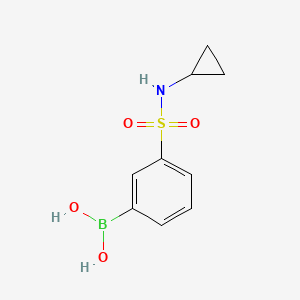 Chemical structure of (3-(N-Cyclopropylsulfamoyl)phenyl)boronic acid