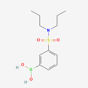 Chemical structure of (3-(N,N-Dipropylsulfamoyl)phenyl)boronic acid