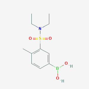 Chemical structure of (3-(N,N-Diethylsulfamoyl)-4-methylphenyl)boronic acid