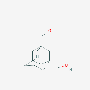 Chemical structure of (3-(Methoxymethyl)adamantan-1-yl)methanol