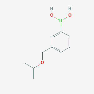 Chemical structure of (3-(Isopropoxymethyl)phenyl)boronic acid
