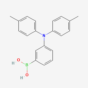 Chemical structure of (3-(Di-p-tolylamino)phenyl)boronic acid