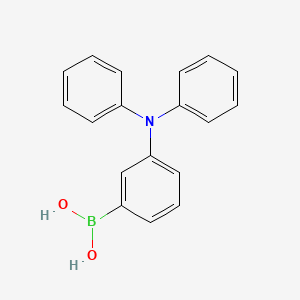 Chemical structure of (3-(diphenylamino)phenyl)boronic acid