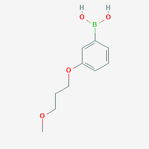 Chemical structure of (3-(3-Methoxypropoxy)phenyl)boronic acid