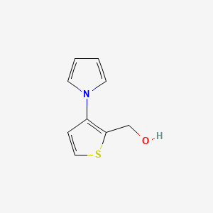 Chemical structure of 3-(Pyrrol-1-Yl)Thiophene-2-Methanol