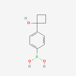 Chemical structure of (3-(1,3,2-dioxaborinan-2-yl)phenyl)methanol