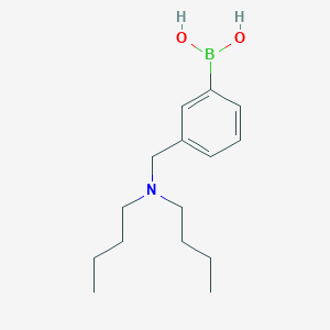 Chemical structure of (3-((Dibutylamino)methyl)phenyl)boronic acid