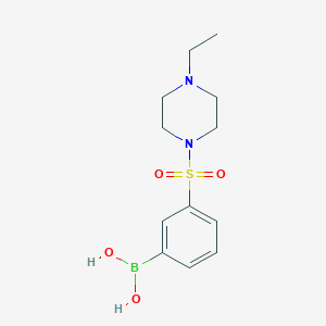 Chemical structure of (3-((4-Ethylpiperazin-1-yl)sulfonyl)phenyl)boronic acid