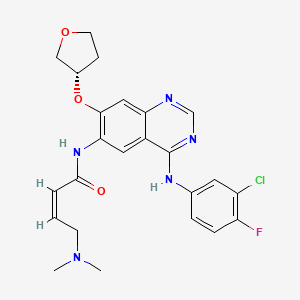 Chemical structure of (2Z)-Afatinib