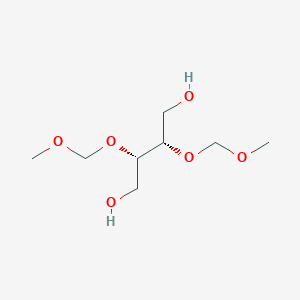 Chemical structure of (2S,3S)-2,3-Bis(methoxymethoxy)butane-1,4-diol