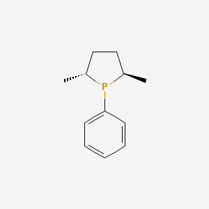 Chemical structure of (2R,5R)-2,5-dimethyl-1-phenylphospholane