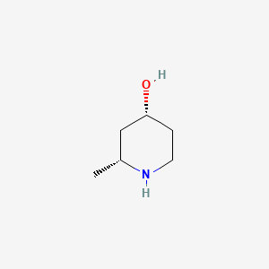 Chemical structure of (2R,4R)-2-Methylpiperidin-4-ol