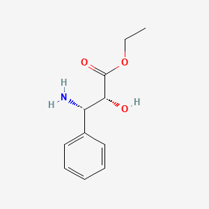 Chemical structure of (2R,3S)-3-Phenylisoserine ethyl ester