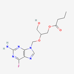 Chemical structure of (2'R)-2'-Deoxy-6-O-ethyl-2'-fluoro-2'-methylguanosine