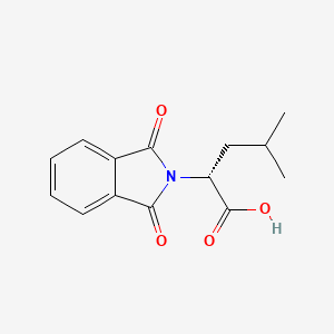 Chemical structure of Phthaloyl-L-Leucine