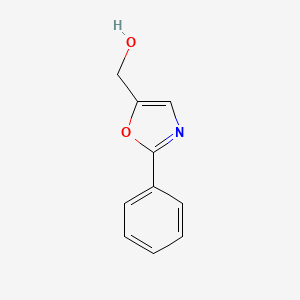 Chemical structure of (2-Phenyloxazol-5-yl)methanol